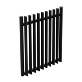 Aluminium Blade Gate - GATE - 975Wx1000H - Black