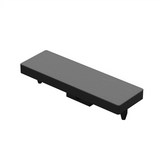 Aluminium Top Cap - For Blade panels - 50x16x4MM