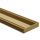 Drainlab - Linear Drain Tile Insert - Up to 10mm Tile - 1200mmL x 20mmH - Gold