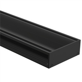 Drainlab - Linear Drain Tile Insert - Up to 19mm Tile - 1200mmL x 35mmH - Black