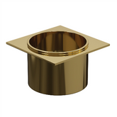 Aluminium - Drain Outlet - 50mm Diameter - Brushed Gold / Brass