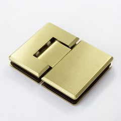Shower Hinge Glass to Glass 180 Degree Nero Brushed Gold