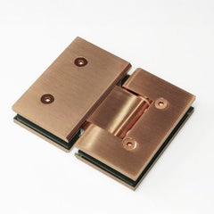 ES2BRG β FORGE Shower Hinge Glass to Glass 180 Degree Brushed Rose Gold β supplier gallery view 2