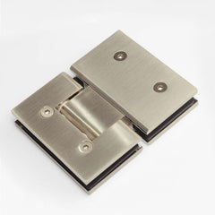 ES2WBN – FORGE Shower Hinge Glass to Glass 180 Degree Warm Brushed Nickel – supplier gallery view 2