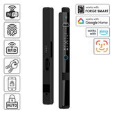FORGE Biometric Aluminium Frame Door Push & Pull Smart Lock S1