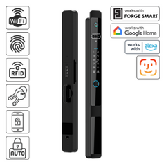 FORGE Biometric Aluminium Frame Door Push & Pull Smart Lock S1