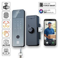 Biometric Frameless Glass Active Vision Video Doorbell Smart Lock G4