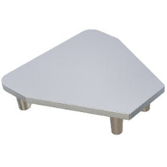 Flat top plate - 135 Degrees post - semi frameless pool fencing