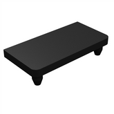 Flat top plate - half post - semi frameless pool fencing