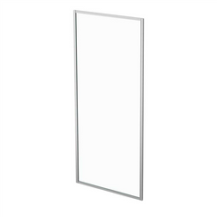 Fully Framed Shower Screen Return Panels - 1950mm High - Black or Silver
