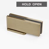 Forge Hydraulic Patch Closer Hold Open Brushed Brass