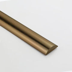 Half Round Water Seal Bar 750mm - Antique Brass - Image 1