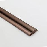 Half Round Water Seal Bar 750mm Nero Brushed Bronze