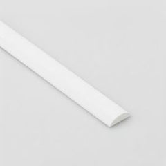 Half Round Water Seal Bar 750mm Matt White