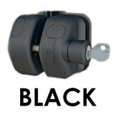D&D side pull latch kit Black Z striker LOCKABLE,