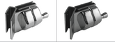 STAINLESS STEELPOOL FENCE GLASS GATE LATCHE - 135 Degrees , Lockable.