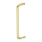 Towel Rail 500mm Nero Brushed Gold with Knob