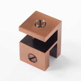 Overpanel Fitting Square 10mm/10mm Antique Bronze