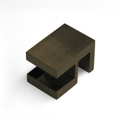 OPF2SQDAS – Overpanel Fitting Square 10mm/10mm Dark Antique Brass – supplier gallery view 2