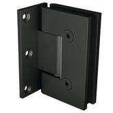 Offset wall to glass frameless shower screen hinge - Gunmetal Grey