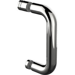 "D" shower door handle stainless steel, d handle 180mm long, shower handle