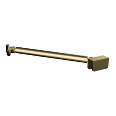 Adjustable Shower Screen Support arm, SMALL ARM BRACKET - BRUSHED BRASS/GOLD