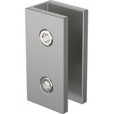 Wall Bracket for Frameless Shower Screen Glass - Satin Chrome