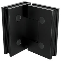 90 Degrees , Black, Frameless Shower Screen Hinge