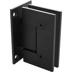 Glass to Wall Frameless shower door hinge, 8 - 10mm glass, very high quality - Matt Black