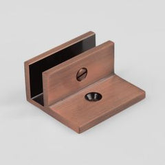 U Bracket Square with Horizontal Leg Antique Bronze