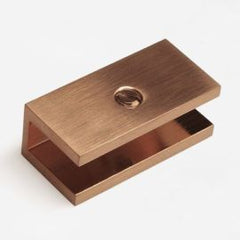 U Bracket Square Brushed Rose Gold