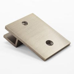 U Bracket Square with Vertical Leg Warm Brushed Nickel
