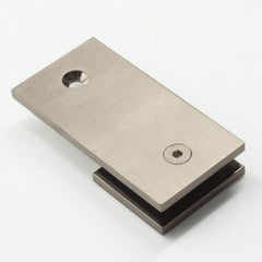 SB180SQWBN – Bracket Square Glass to Wall 180 Degree Warm Brushed Nickel – supplier gallery view 2