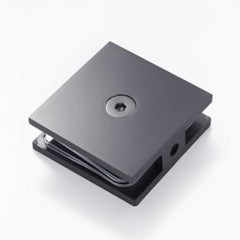 U Bracket Glass to Wall Mechanical Fixing 90 Degree Gunmetal