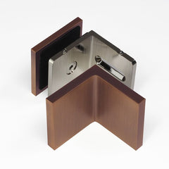 SB50ADJAB β Bracket Glass to Wall 90 Degree Adjustable Antique Bronze β supplier gallery view 2