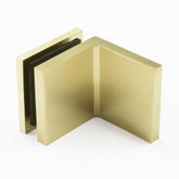 Bracket Glass to Wall 90 Degree Adjustable Nero Brushed Gold