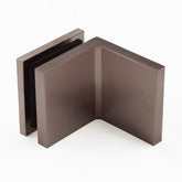 Bracket Glass to Wall 90 Degree Adjustable Nero Brushed Bronze