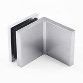 Bracket Glass to Wall 90 Degree Adjustable Satin