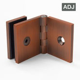 Bracket Square Glass to Wall Adjustable Angle Antique Bronze