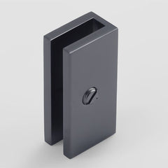 SB6SQGM – U Bracket Square 6mm Glass Gunmetal – supplier gallery view 2