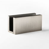 U Bracket Concealed Screw Square Brushed Nickel