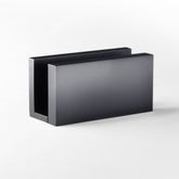 U Bracket Concealed Screw Square Gunmetal