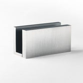 U Bracket Concealed Screw Square Satin