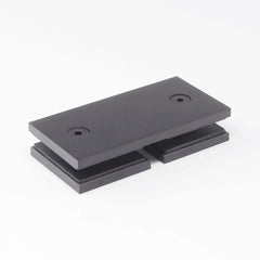SBD180SQGM β Bracket Square Glass to Glass 180 Degree Gunmetal β supplier gallery view 2
