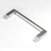 Handle Single Sided Rectangular D 235x25x13 210mm CTC Brushed Nickle