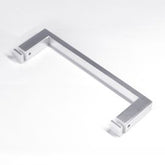Handle Single Sided Rectangular D 235x25x13 210mm CTC Satin