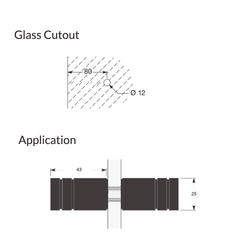 Forge Shower Knob - Dark Antique Brass