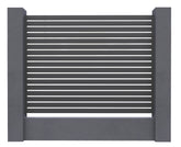 Aluminium Slat Screen Kit - Basalt colour, 1800mm high x 3000mm wide, Slat fence panel, - Image 1