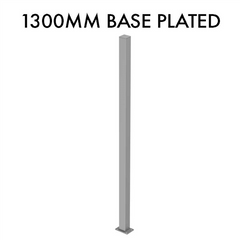 Stainless Steel 50 x 50mm heavy duty pool fence posts - 2mm wall thickness -