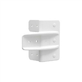 D&D White Gate Stop - White polymer finish, PVC gate stop - Image 1